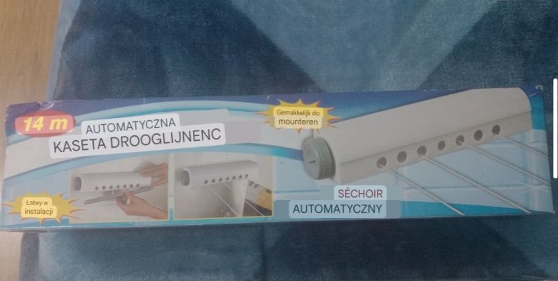 Automatyczne wyciągane linki na pranie, suszarka na pranie.