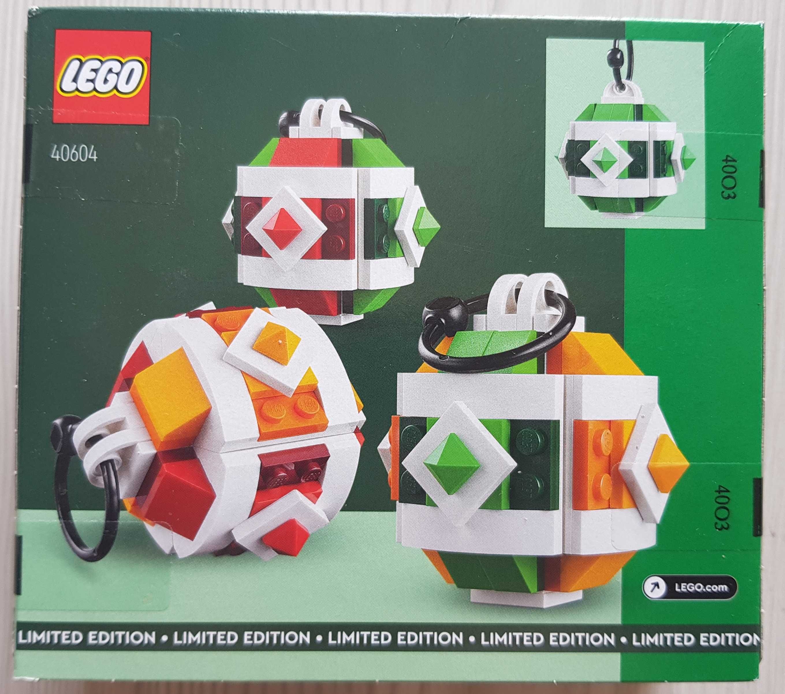 LEGO 40604 - Zestaw świątecznych ozdób 40572, 40746, 40498, 40571
