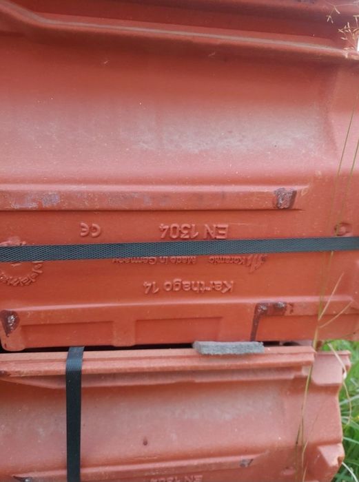 78 szt. dachówki Romańska Karthago 14, toskańska angoba