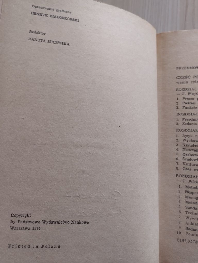 Pedagogika Podręcznik Akademicki 1975