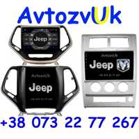 Магнитола CHEROKEE Jeep NITRO Dodge GPS USB Чероки CarPlay Android 13