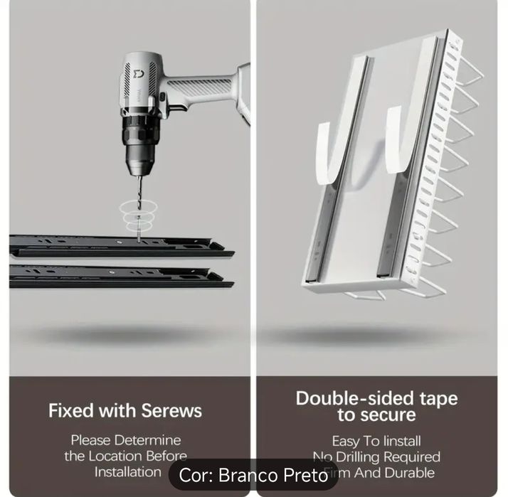 Conjunto de 2 Organizadores para Utensílios e Frigideiras – Práticos e