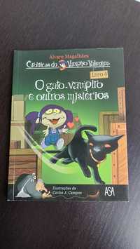 Livro "O gato-vampiro e outros mistérios" de Álvaro Magalhães