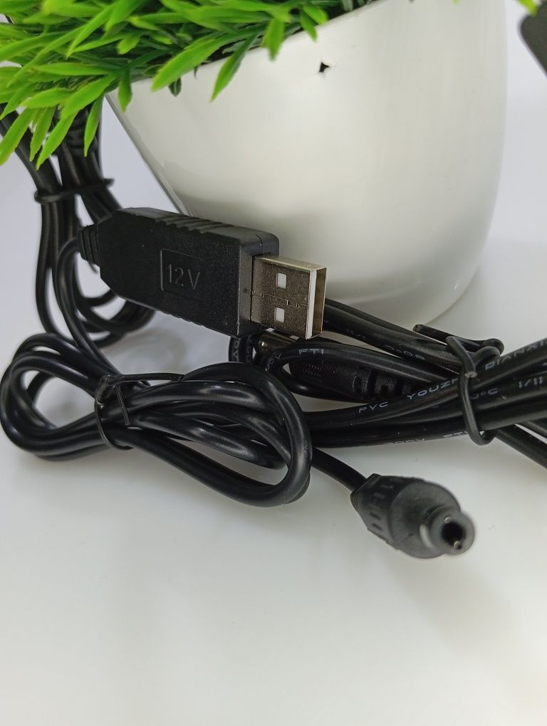 ‼️Інтернет від ПОВЕРБАНКА Кабель/Шнур для вайфай роутера USB 5/9/12V‼️