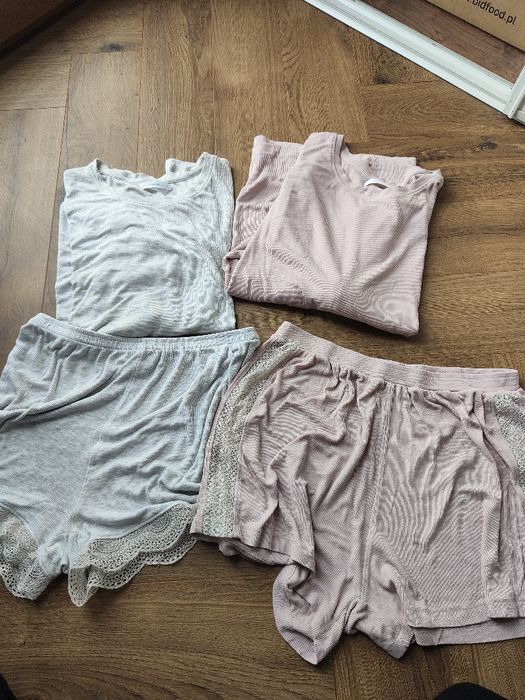 Reserved zestaw piżam prążkowanych S/M