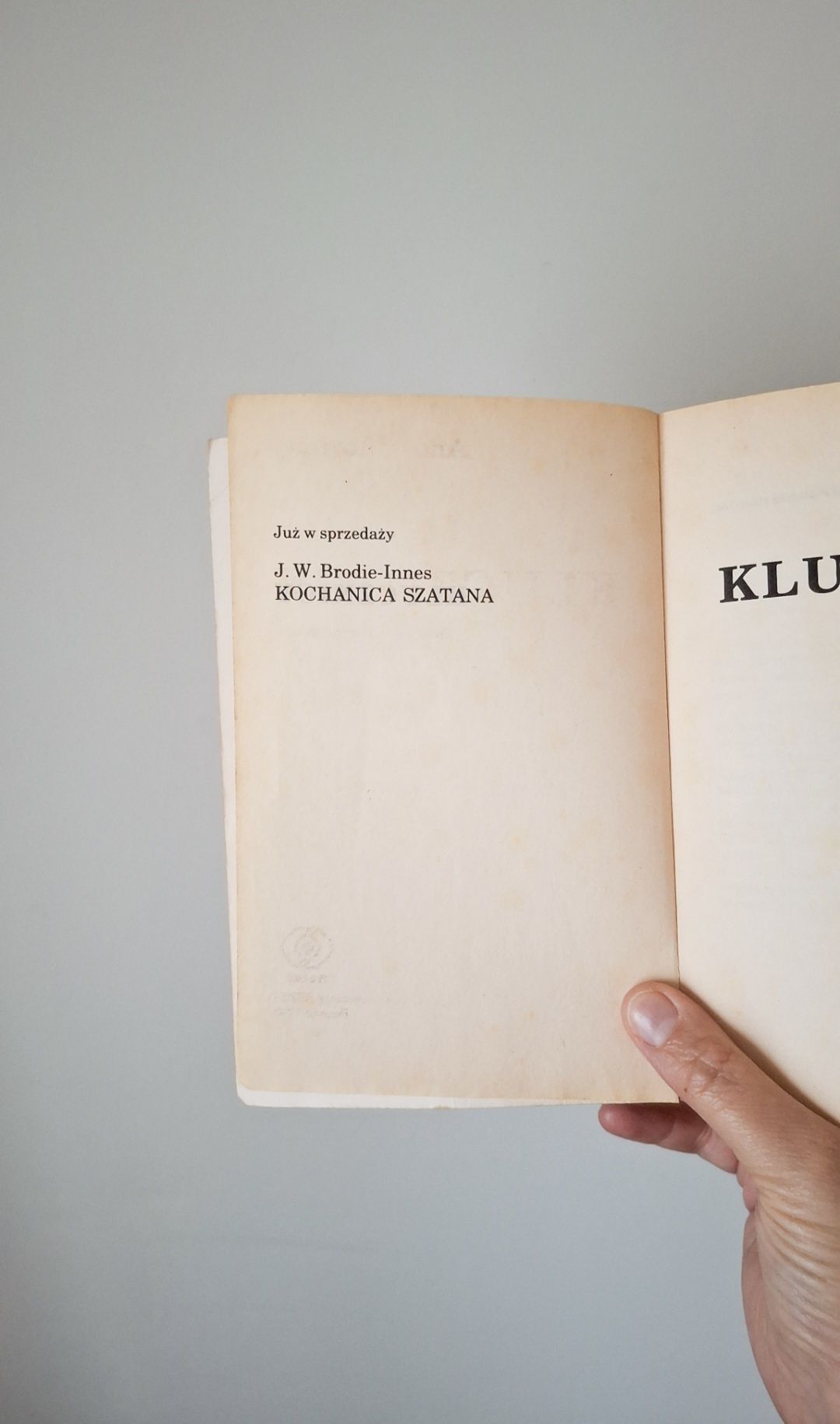 Książka Andre Launay Klucznicy rok 1993 Dom Wydawniczy Rebis. Okładka