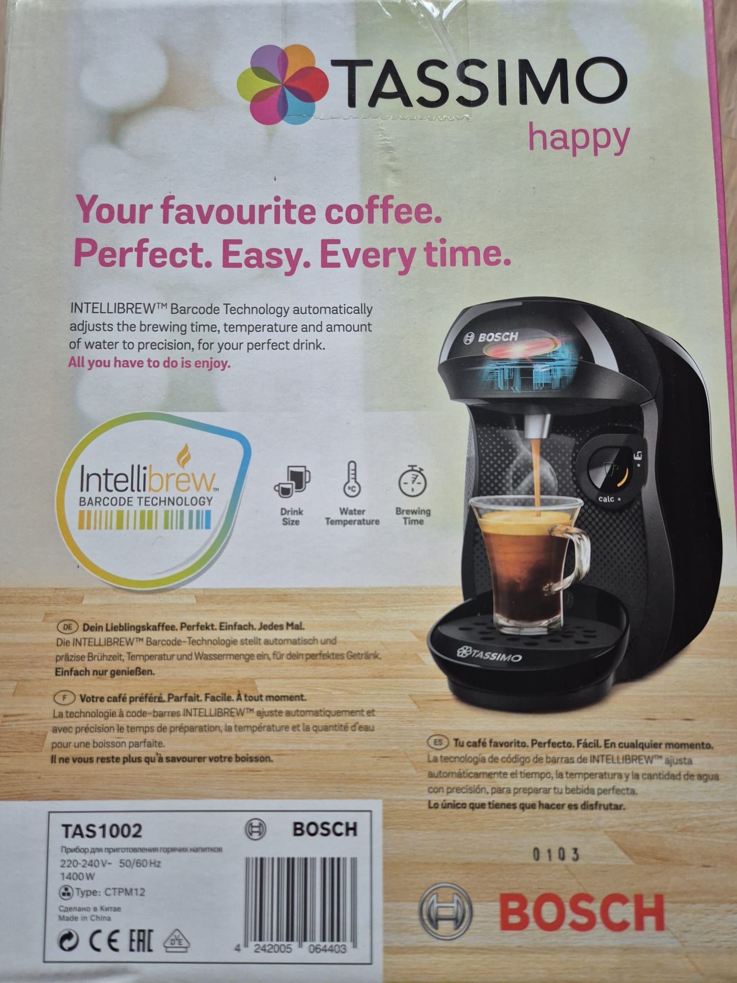 Ekspres do kawy Bosch Tassimo happy