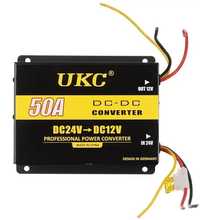 Инвертор UKC Converter DC/DC 24v-12v 50A авто преобразователь 600W
