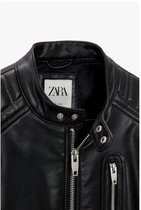 Куртка еко шкіра зара Zara косуха