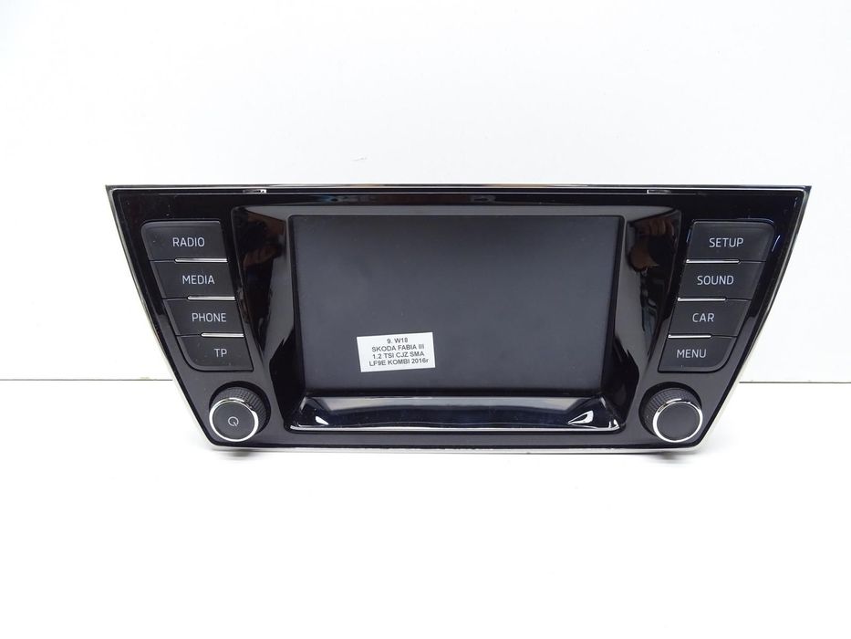 RADIO RADIOODTWARZACZ CD NAVI NAWIGACJA 6V0919604B SKODA FABIA III