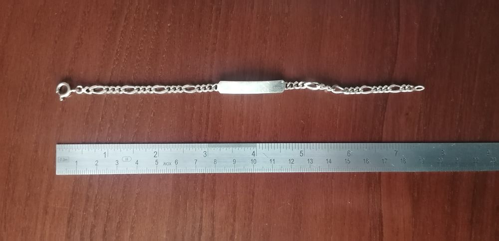 Pulseira de prata /homem