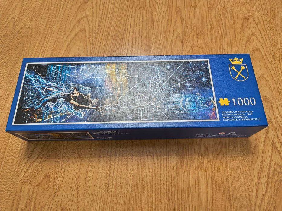 Puzzle muralu UJ "Alegoria Matematyki i Informatyki" 1000 elementów