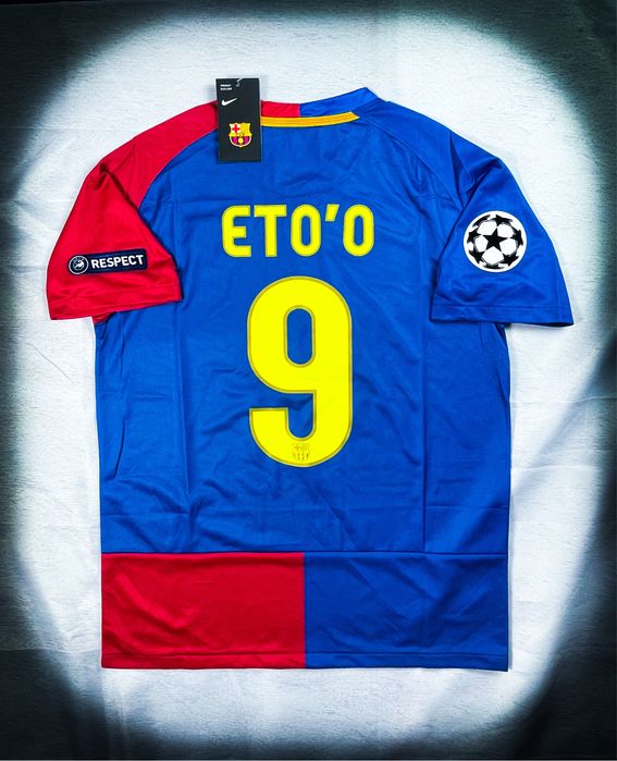 Unikalna T-shirt #9 Eto’o Barcelona Retro Koszulka Sezonu 08/09 Roz: L