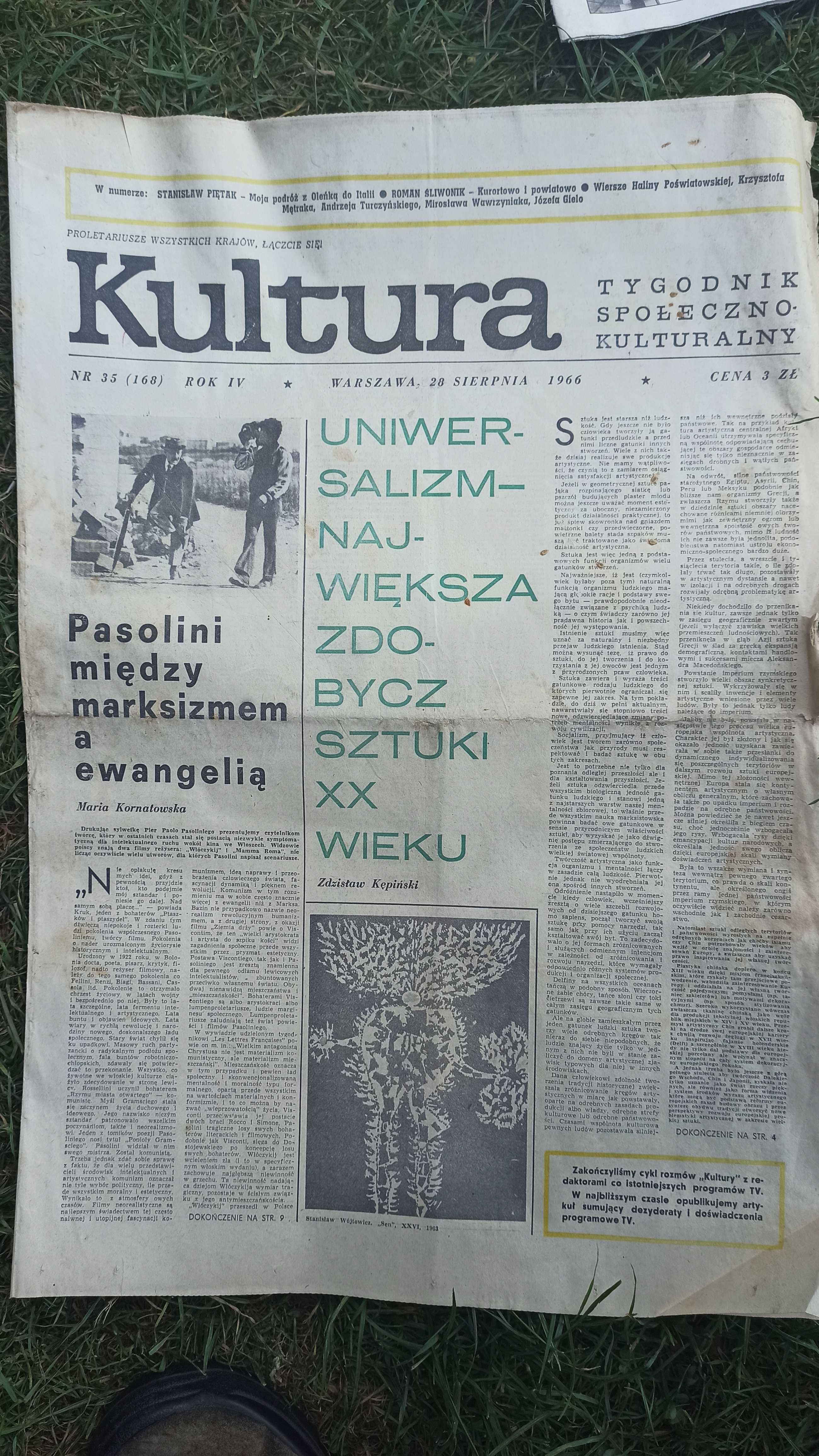 Stare czasopisma/tygodniki z lat 60-80: "Kultura" i "Życie literackie"