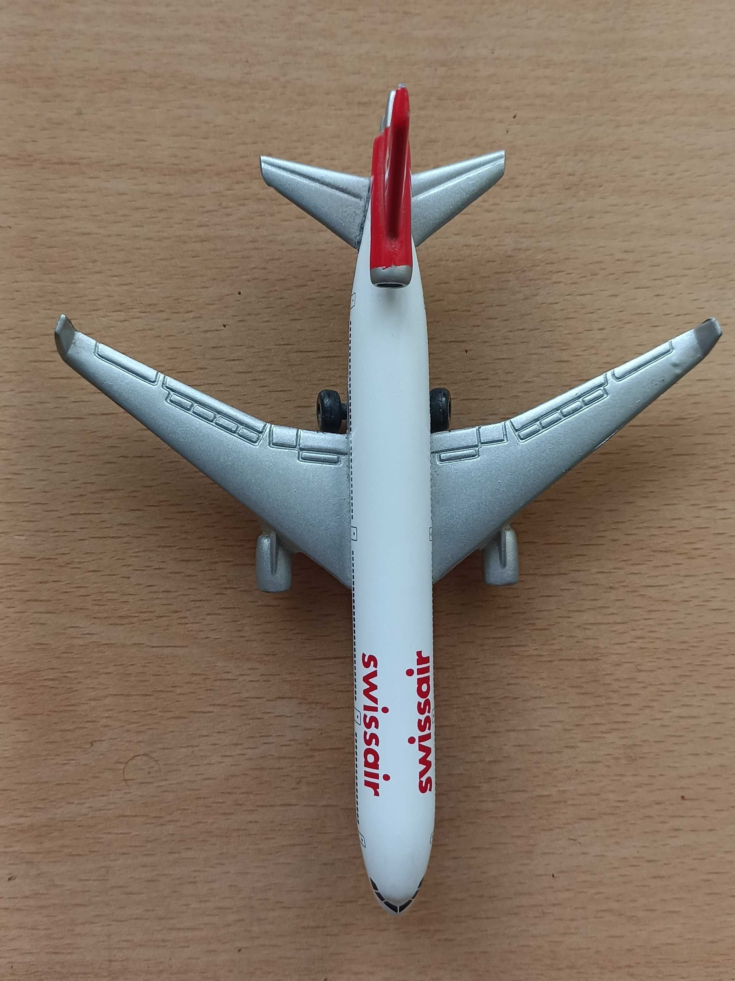 Avião em miniatura da Swissair