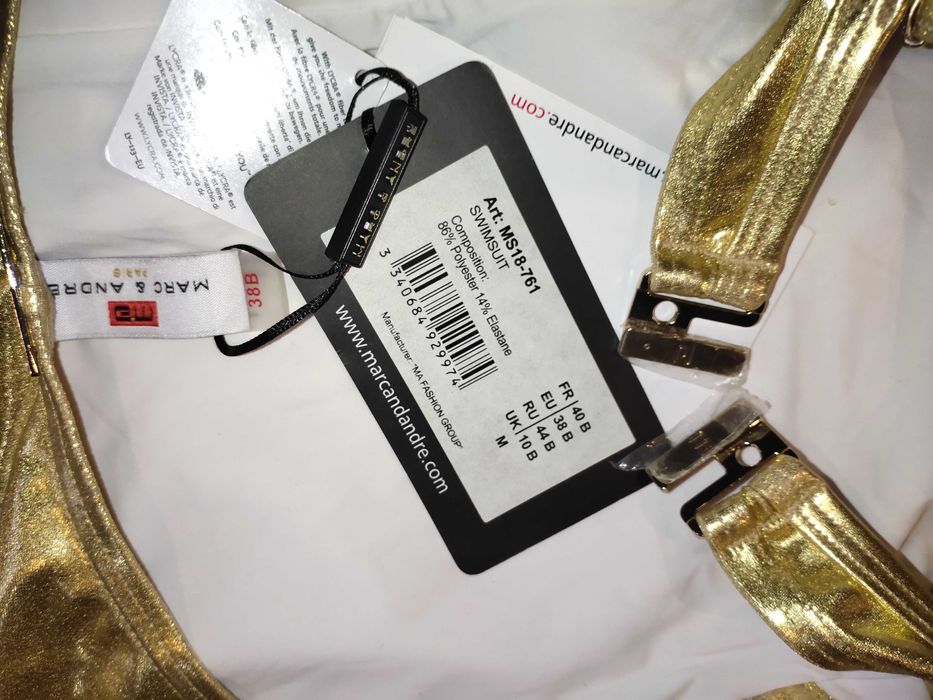 Купальник сплошной Marc & Andre MS18-761, золото