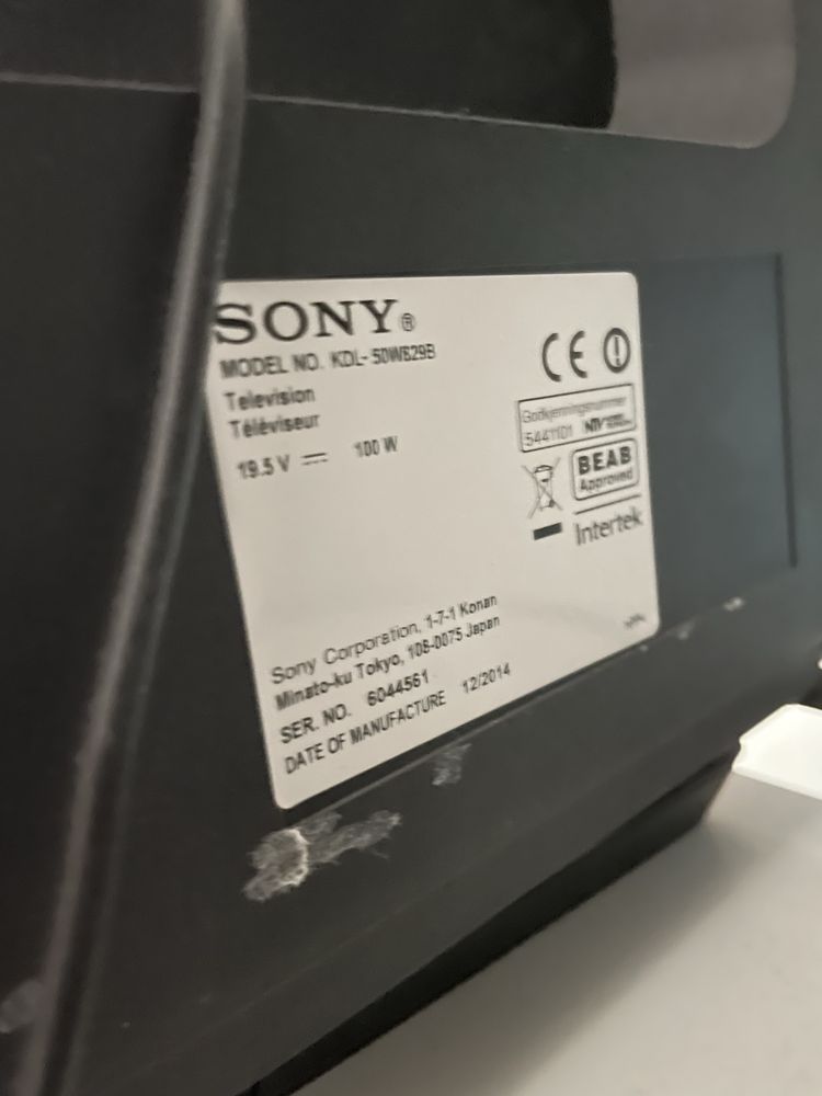 Telewizor LED Sony KDL-50W829 50" 4K UHD czarny
