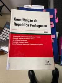 livro constituicao da republica portuguesa- almedina