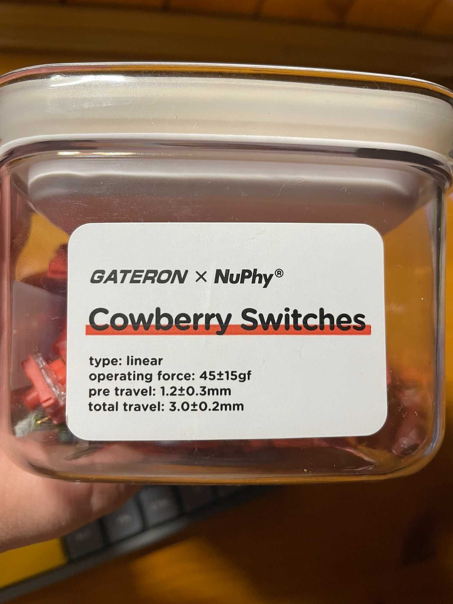 NuPhy Cowberry Low-profile Switches (Низькопрофільні світчі) – 100 шт.