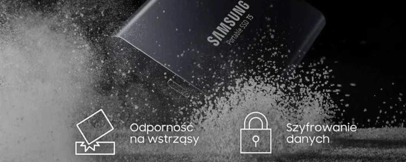 Dysk SSD zewnętrzny/przenośny Samsung T5 1TB USB 3.1 Gen 2 ZŁOTY