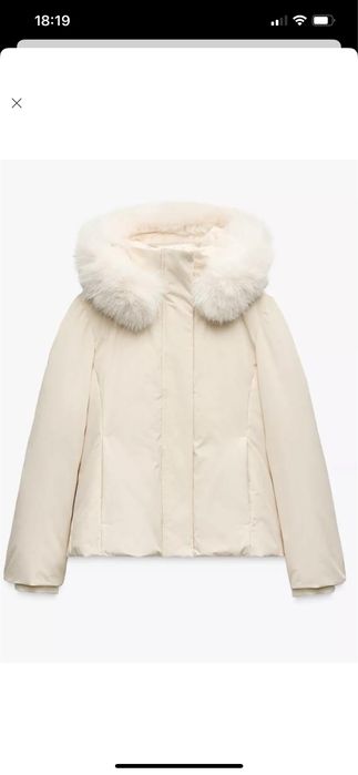 Пуховик zara у дуже гарному кольорі