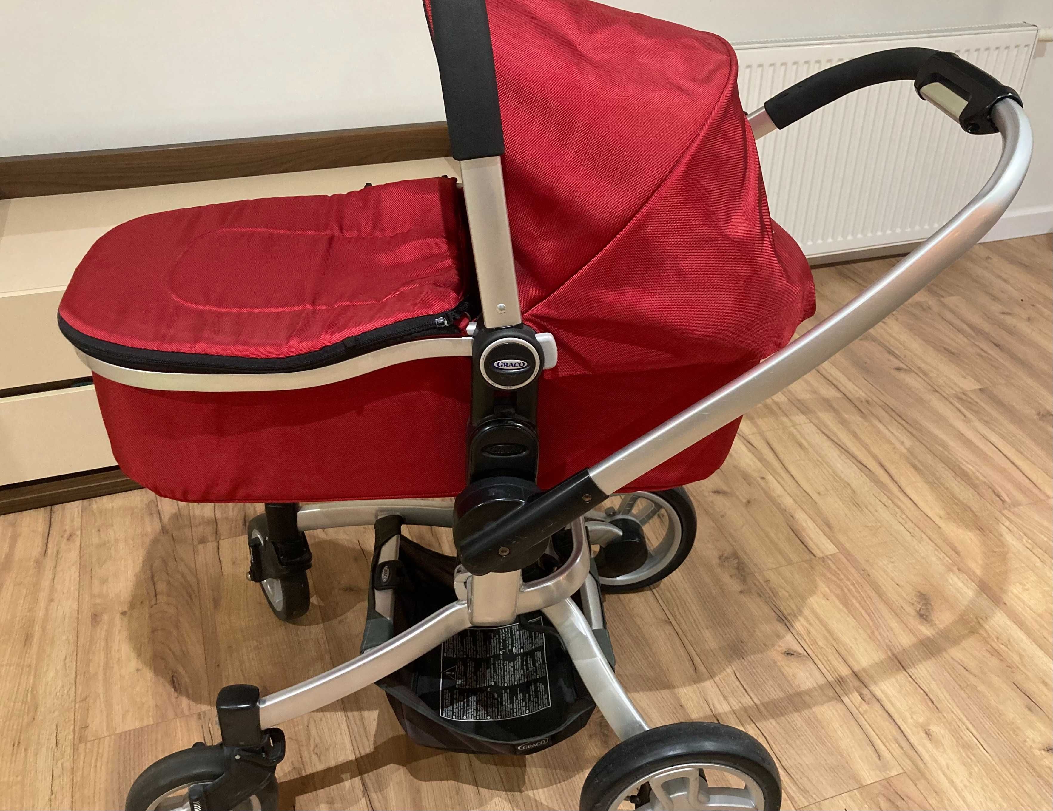 Wózek dziecięcy 3w1 GRACO Symbio czerwony