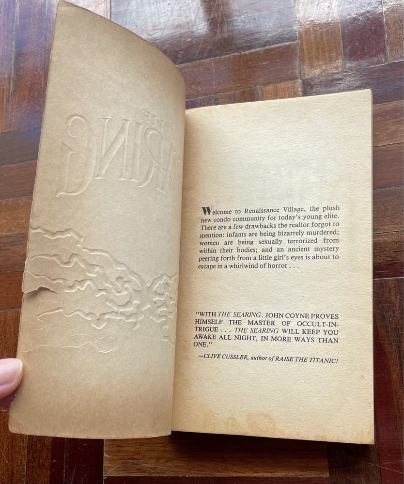 Livro: "The Searing", de John Coyne