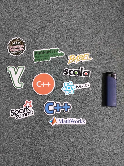 Naklejki laptop | informatyka | komputery | programowanie | wlepy NOWE