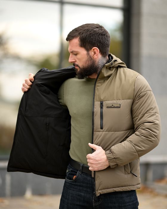 Двостороння куртка STONE oliva