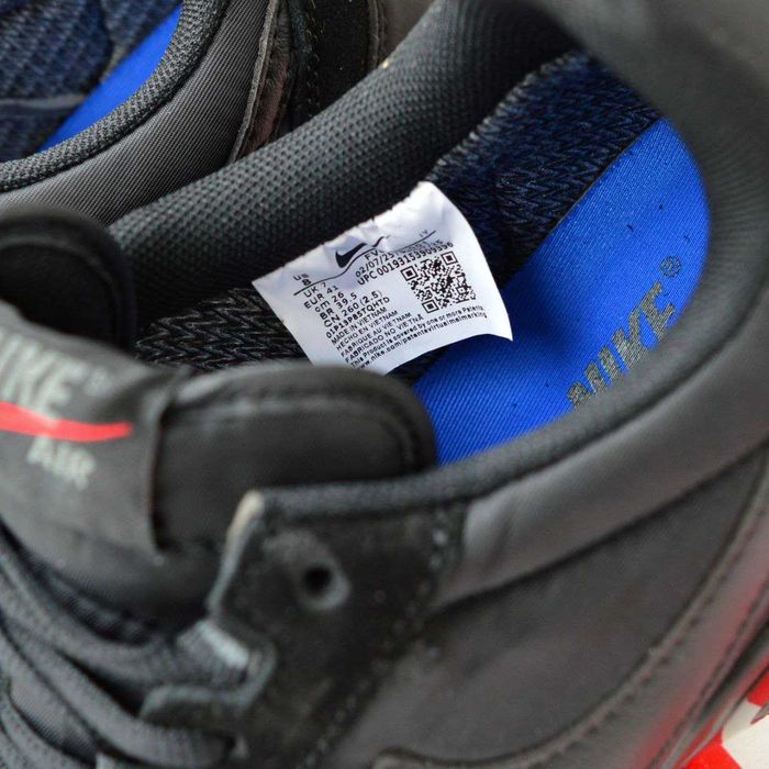 Nike Air Max Waffle чорні термо кросівки зимові чоловічі найк кросовки