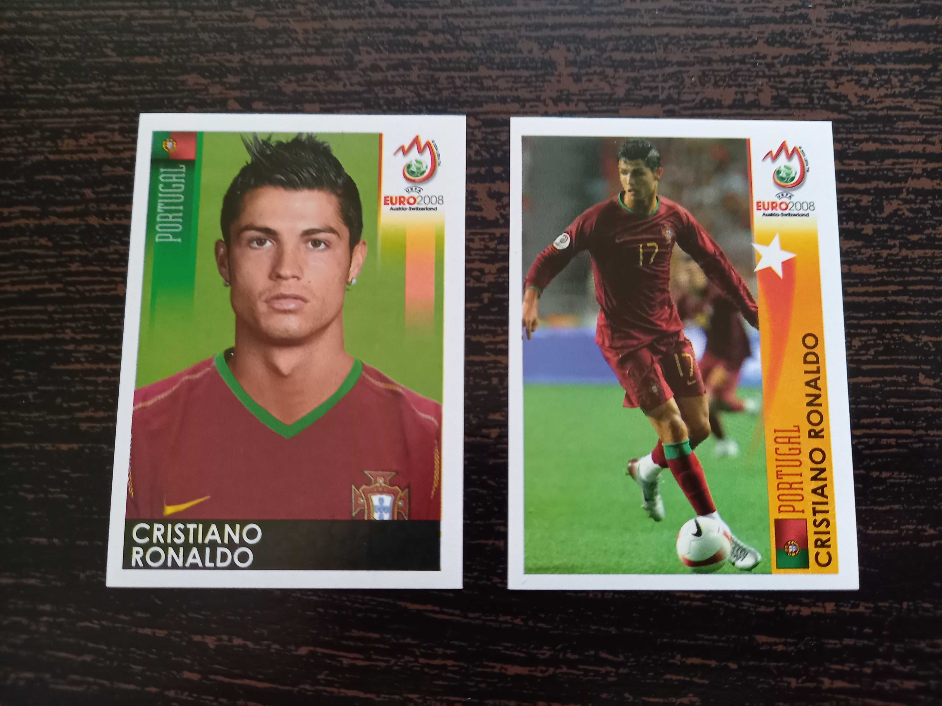 Cromos futebol Cristiano Ronaldo(UEFA Euro 2008)Panini