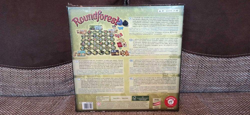 Trefl, Roundforest Piatnik, Monopoly Hasbro, Scrabble Mattel.