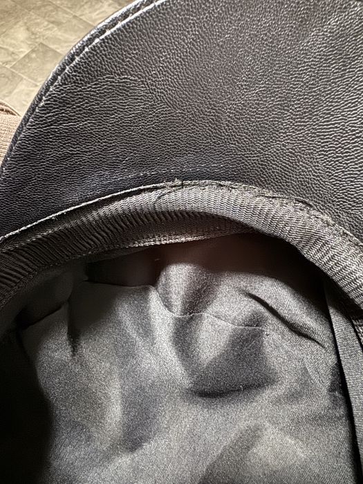 Кепка з екошкіри, восьмиклинка, унісекс