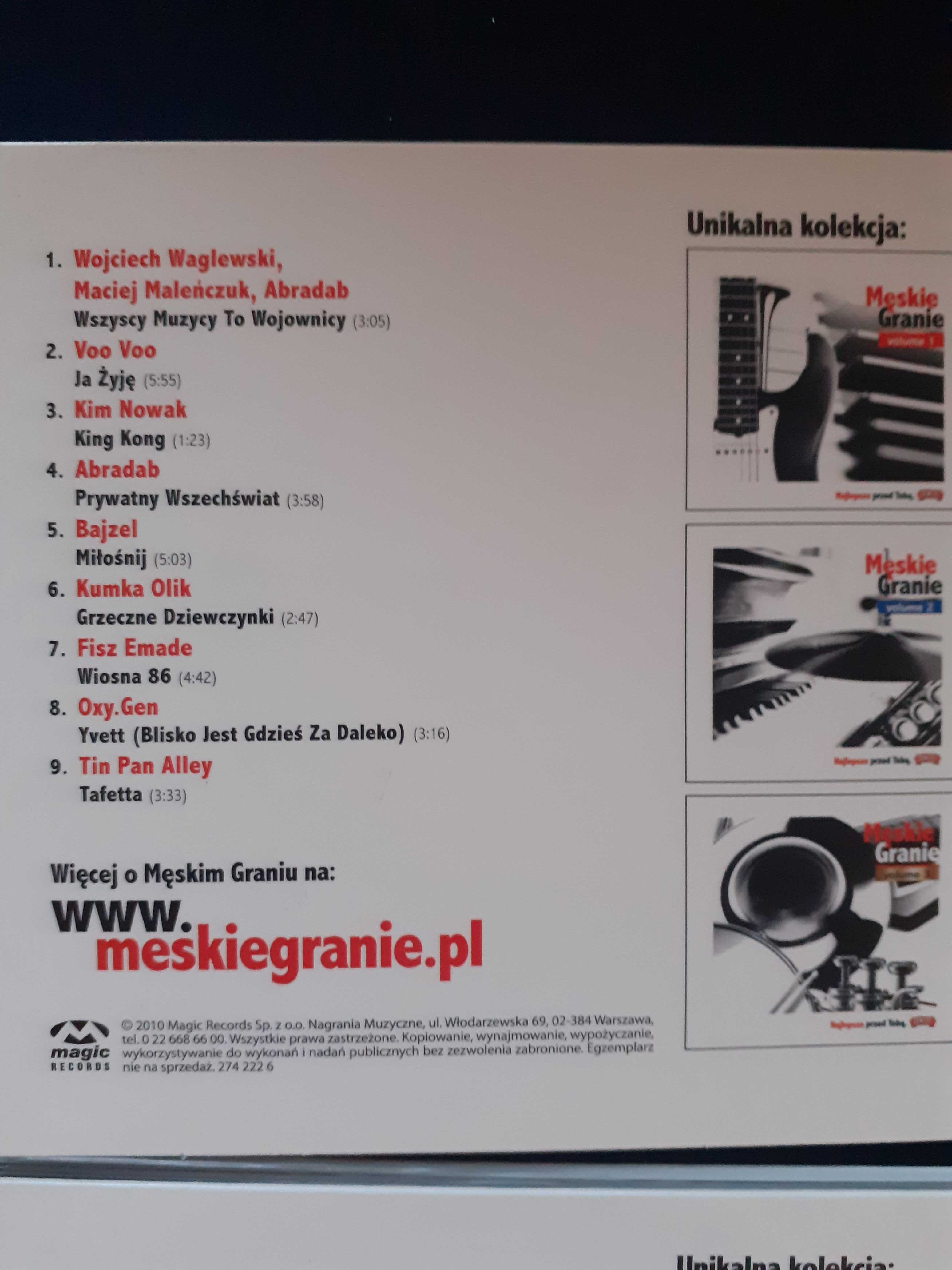 Męskie Granie 2 płyty CD