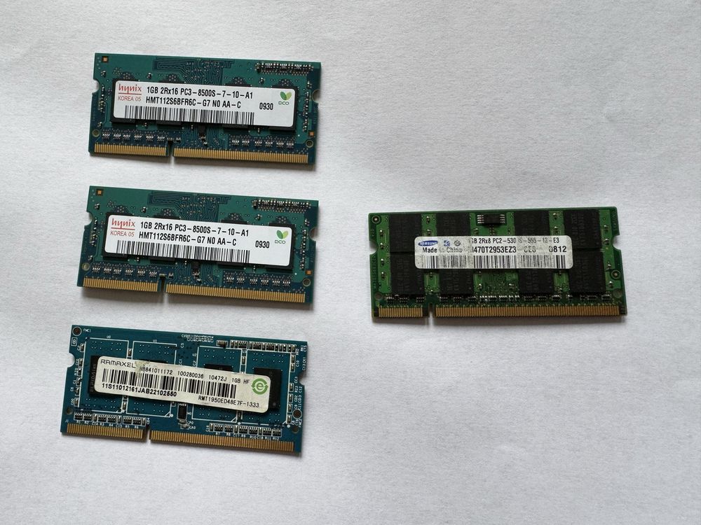 ОЗУ ноутбук DDR2 DDR3