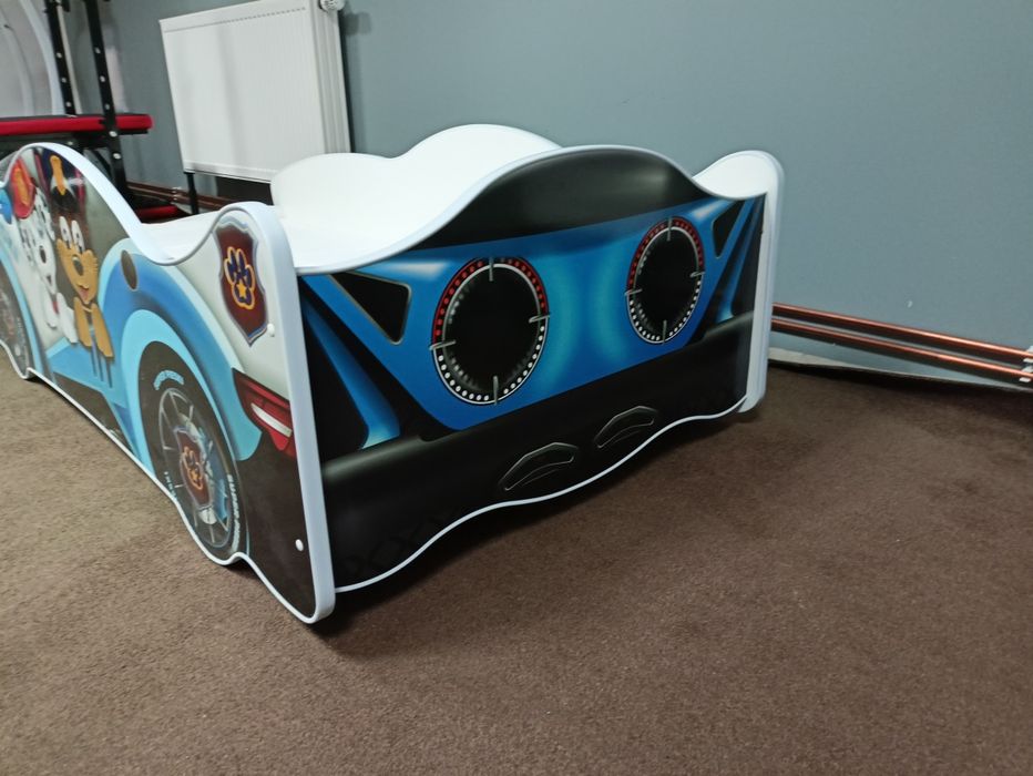Łóżko dziecięce Psi Patrol + materac – bajkowe łóżko dla dziecka