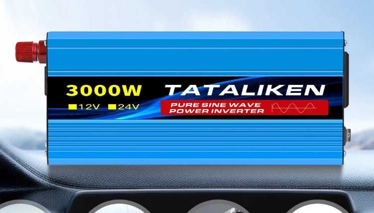 Инвертор с чистою синусоидою, преобраз. 12V/220V 3000Вт 4000Вт 6000Вт