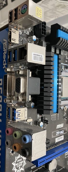 Комплект s1150, i5 4670k,Msi Z97, 8 ram