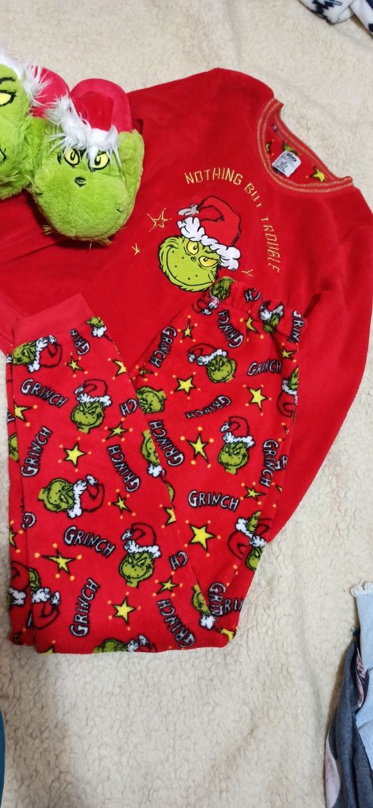 Новорічна піжама Grinch