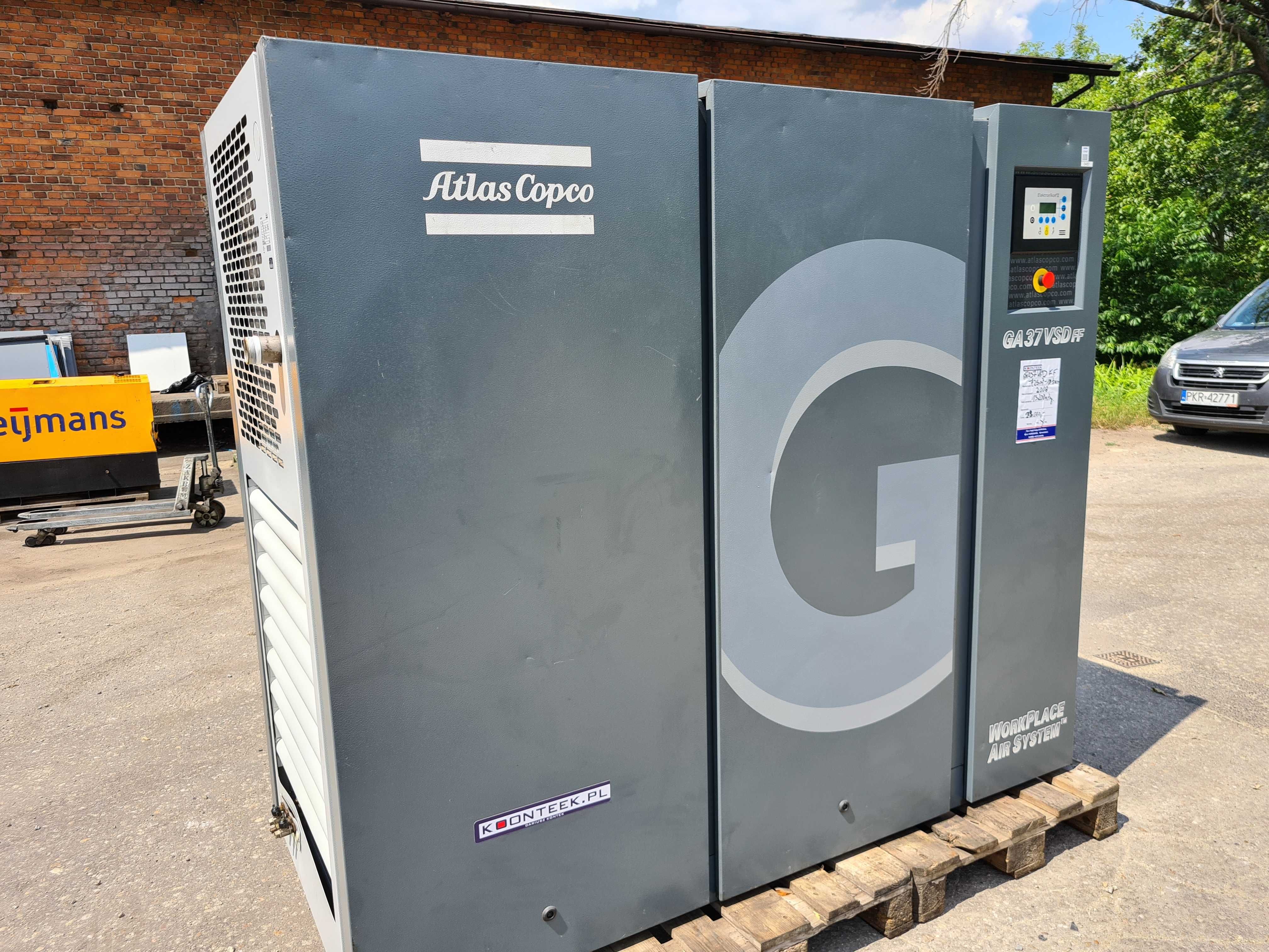 Kompresor śrubowy ATLAS COPCO GA 37 VSD ff