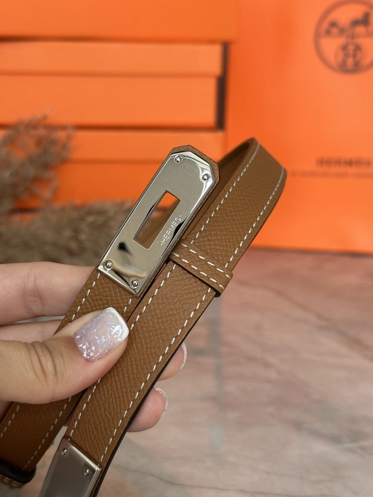 Ремінь Hermes Kelly Belt epsom, пояс ермес келлі, ремень эрмес келли
