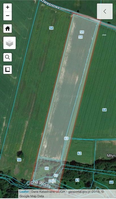 Działka rolna Szymanów gm. Malczyce