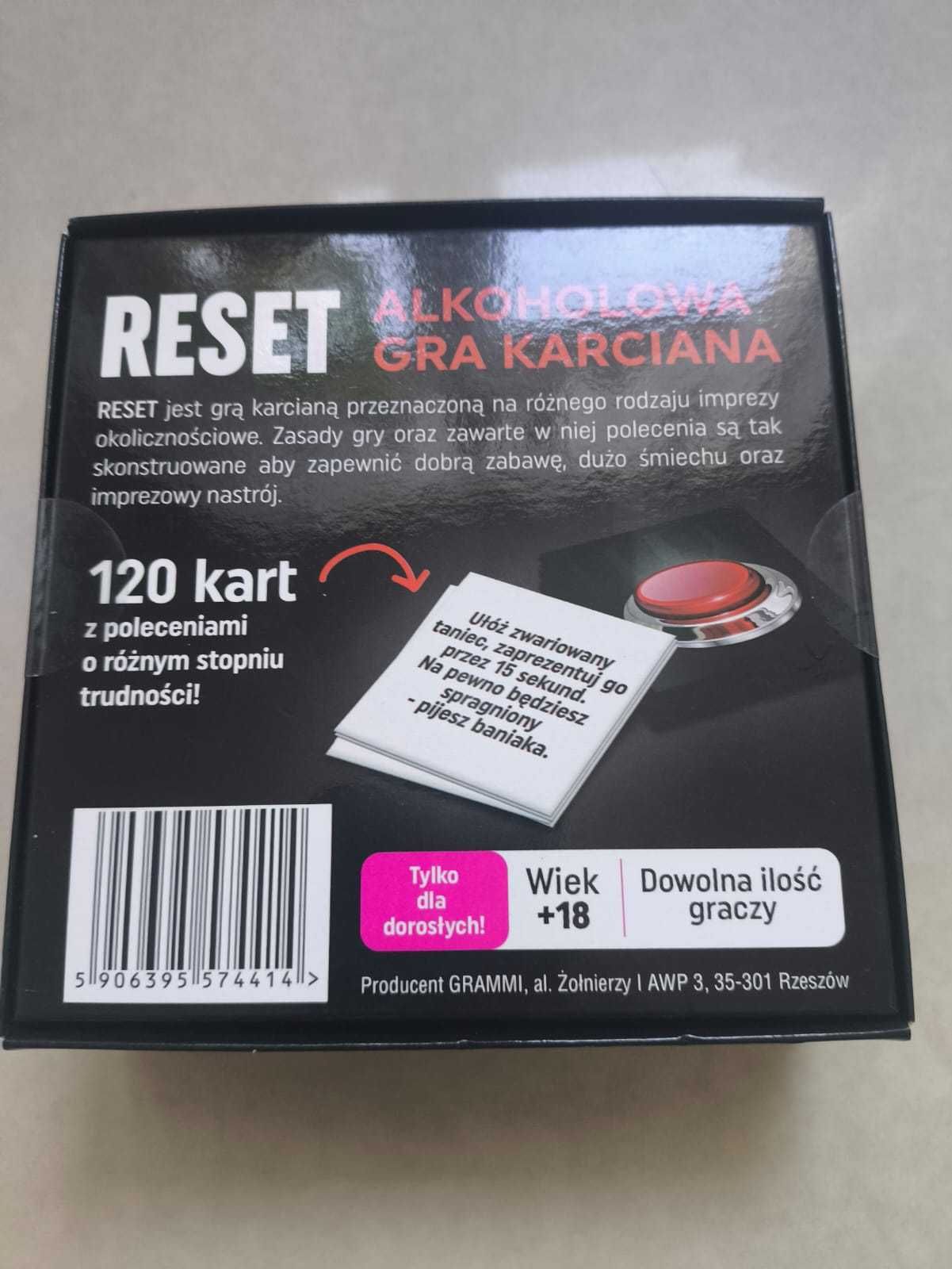RESET Gra Imprezowo-Alkoholowa