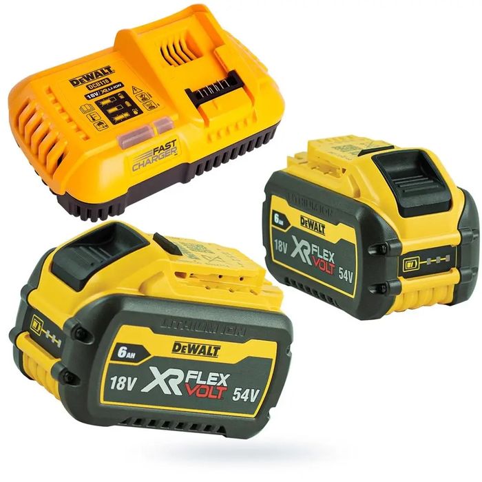 Akumulatory Li-Ion Dewalt 18 V 6 Ah + Ładowarka