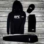 Чоловічий костюм UFC 5в1 юфс футболка, кофта, шорти, штани, кепка