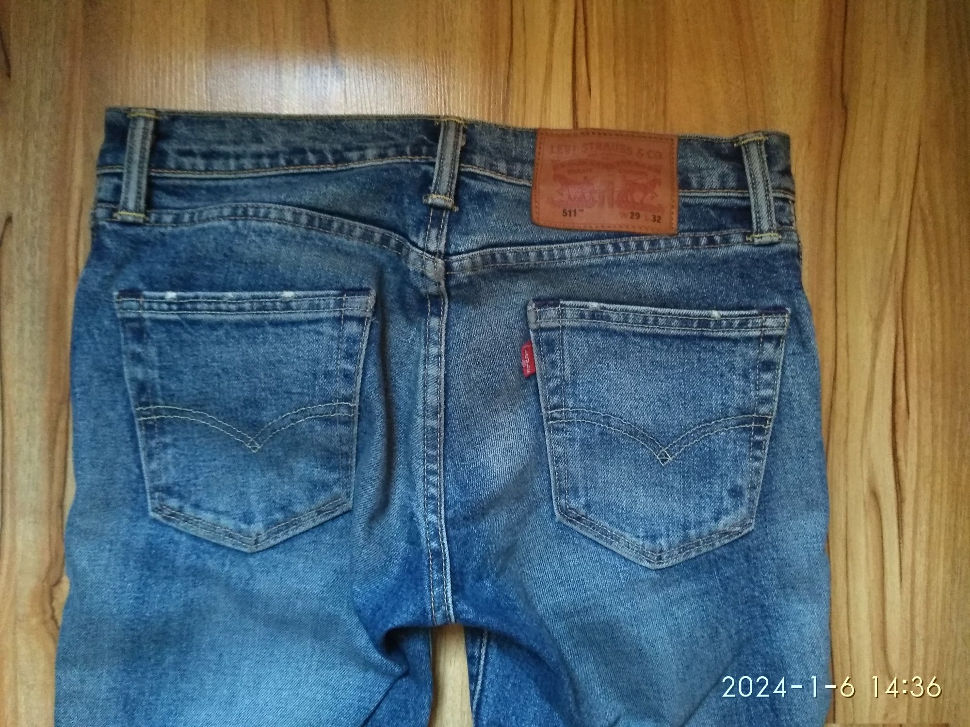 Spodnie jeansy levis 511 W29 L32 super stan