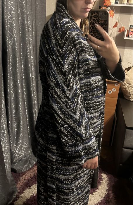 Стильне пальто вовна ягня 50 розмір