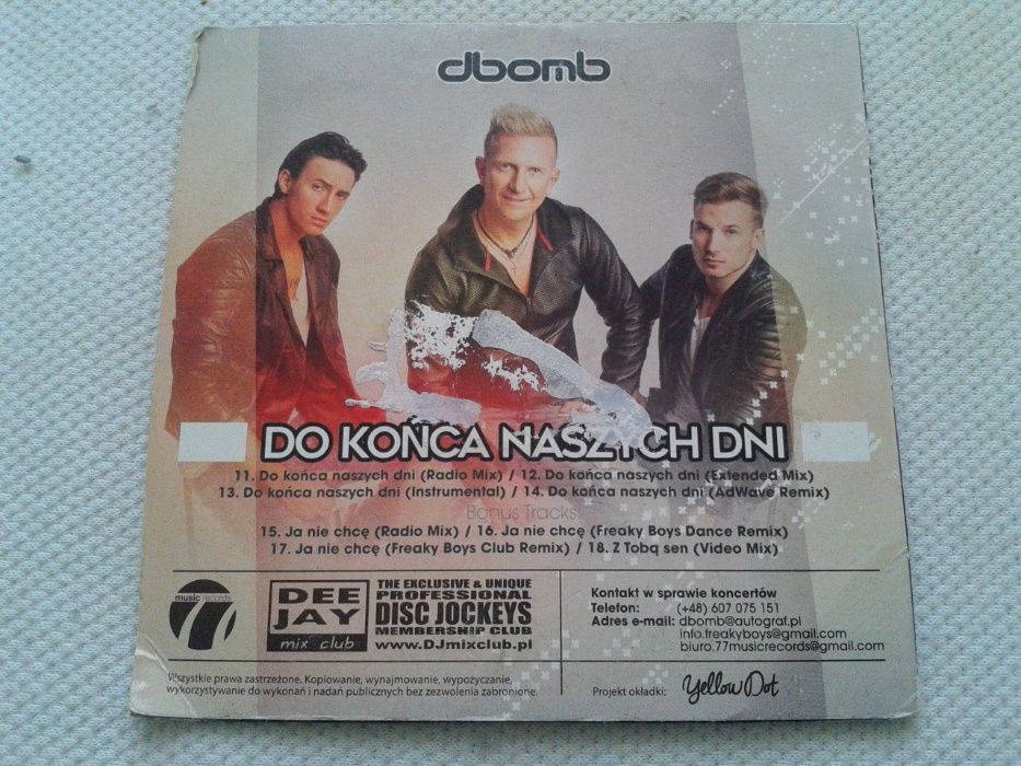 D-Bomb - Do Konca Naszych Dni CD