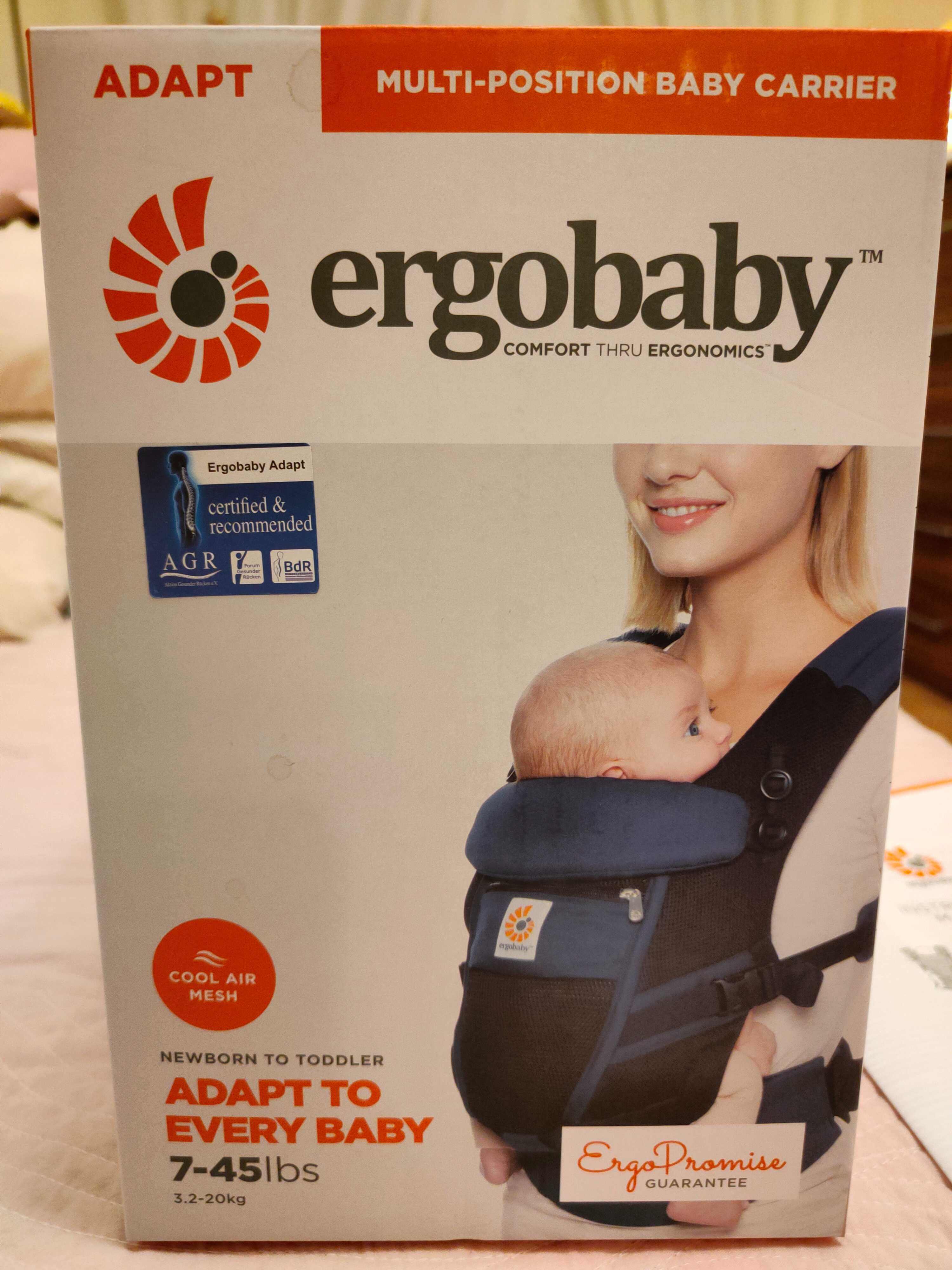 Nosidełko dla dzieci Ergo baby z certyfikatem AGR