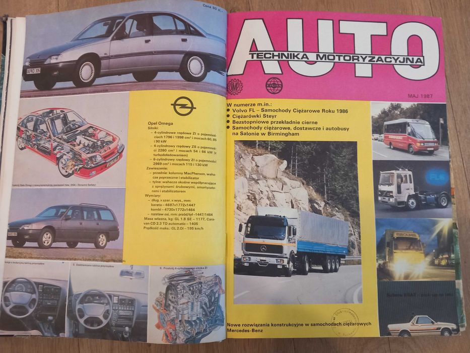 Czasopismo Technika Motoryzacyjna 1987 zbiór 12 wydań